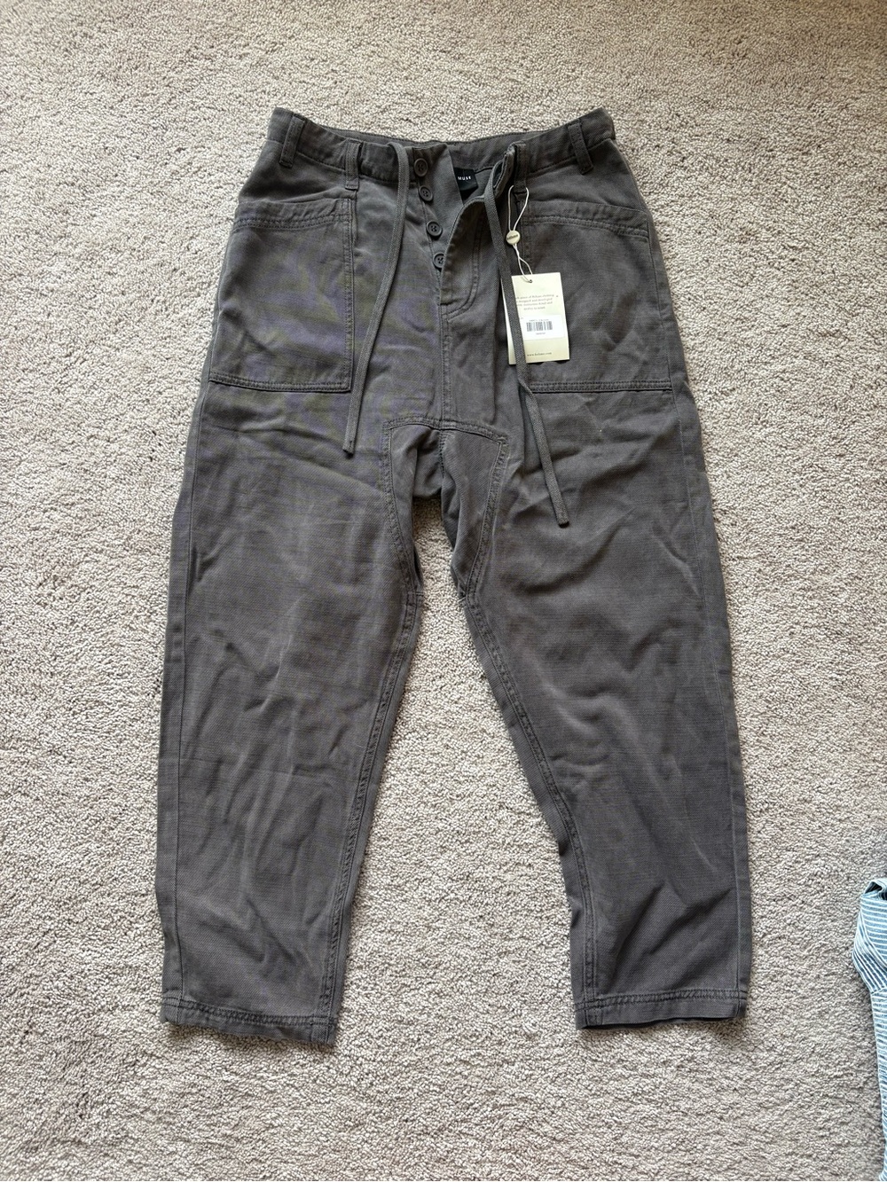Casual Drawstring Utility Pants